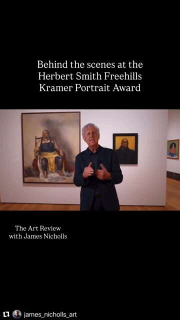 REPOST 
from the lovely  @james_nicholls_art who helps give you the low down on all the essentials about the Portrait Award @nationalportraitgallery 

Featuring interviews with @artinturmoil @frances_bell_paintings and @tania_rivilis 

…as well as a selection of the portraits on show. (See if you can spot my little girl lurking like a shy teenager in the short video)🙂
